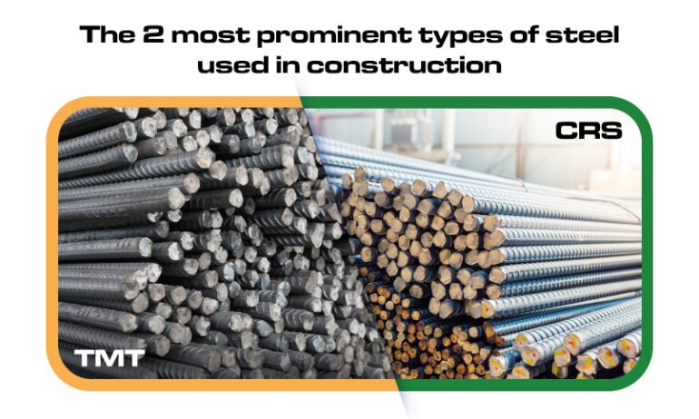 The 2 most prominent types of steel used in construction